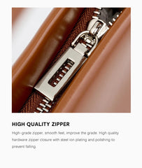 Luxury Leather Underarm Shoulder Bag – High-Sense Fashion Crossbody Handbag for Women, All Seasons
