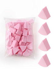 Professional 50 Pieces Fan Shaped Applicator Set – Precision Cosmetic Puffs for Powder & Concealer