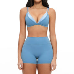 Women's 2-Piece Seamless Yoga Set | Sports Bra & High Waist Leggings Fitness Tracksuit