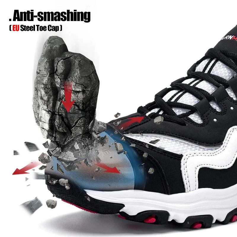 Men’s Safety Shoes – Lightweight Steel Toe Work by Snagg A Shoes