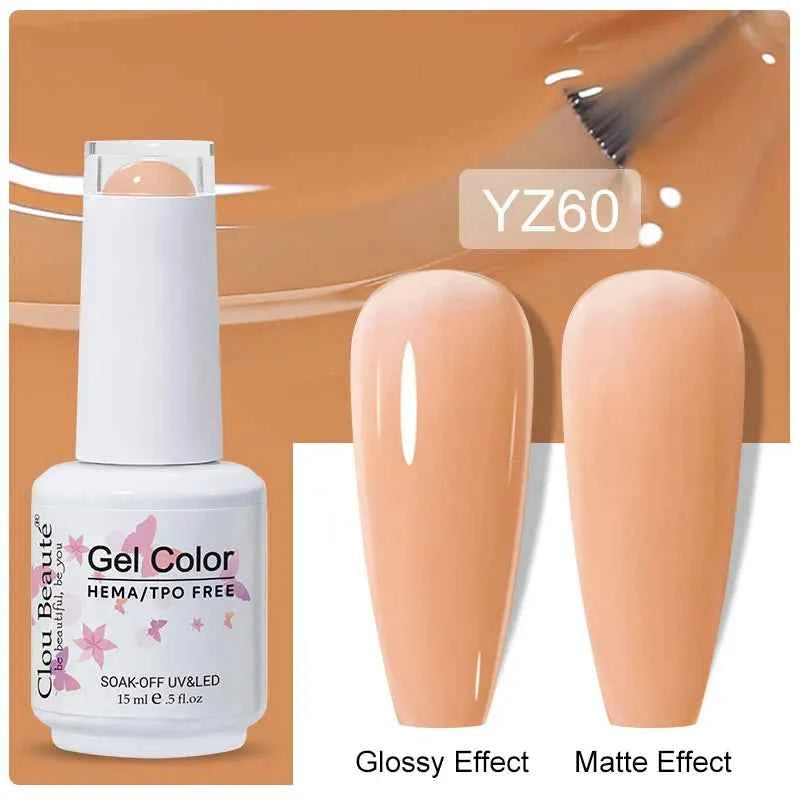 Professional 15ml HEMA & TPO Free Gel Polish – High-Performance Red & Multi Tone Semi Permanent Varnish