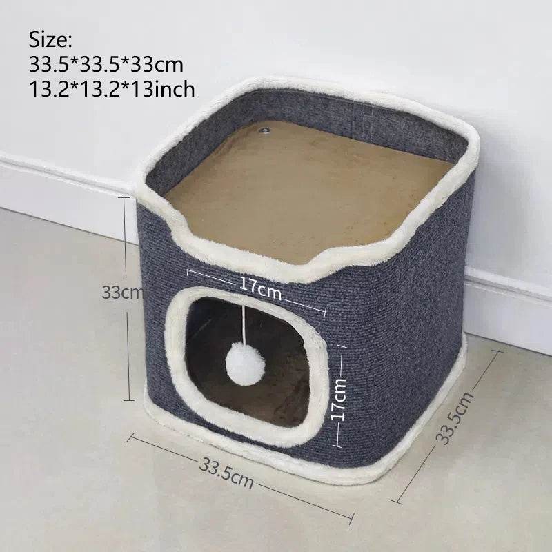 3-Tier Cat Bed & Hideaway House - SnaggIt