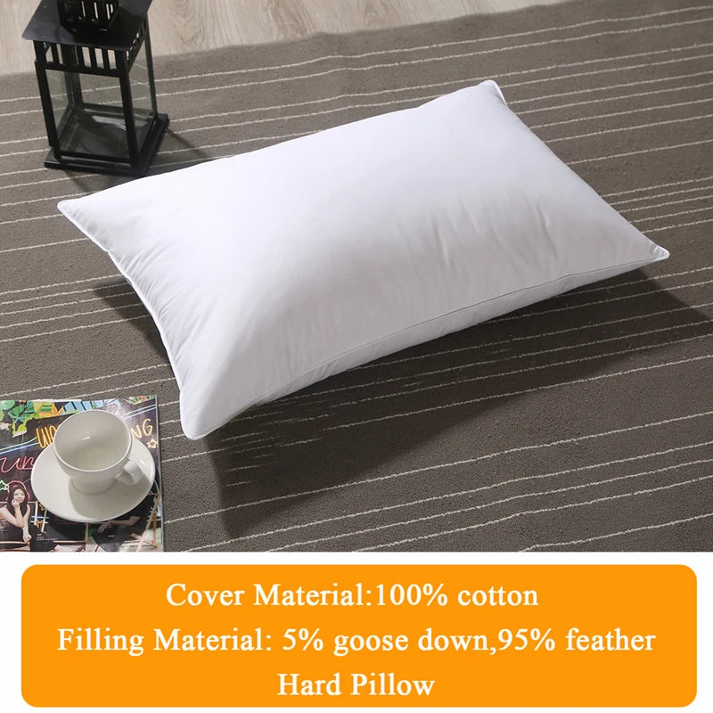 Goose Down & Feather Cushion Core – 100% Cotton Cover by Snagg A Pillow