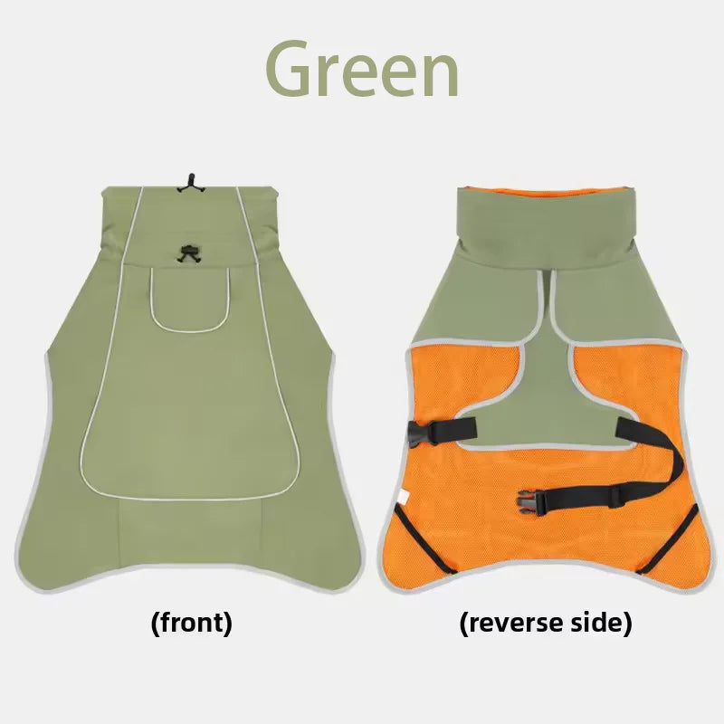 Pet Stormcoat - Waterproof Dog Raincoat with Windbreaker Protection by Snagg A Raincoat