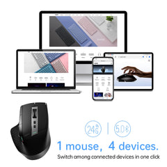 Multi Device Wireless Mouse | M+ Cross-Computer Technology & Precision Laser Navigation