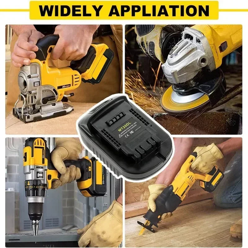 MT20DL battery converter for Makita 18V batteries to DeWalt 20V tools – image 6