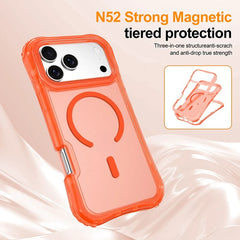 Shockproof Armor 3 in 1 Magnetic Case with Wrist Strap – for iPhone 16 Series - Phone Cases & Covers