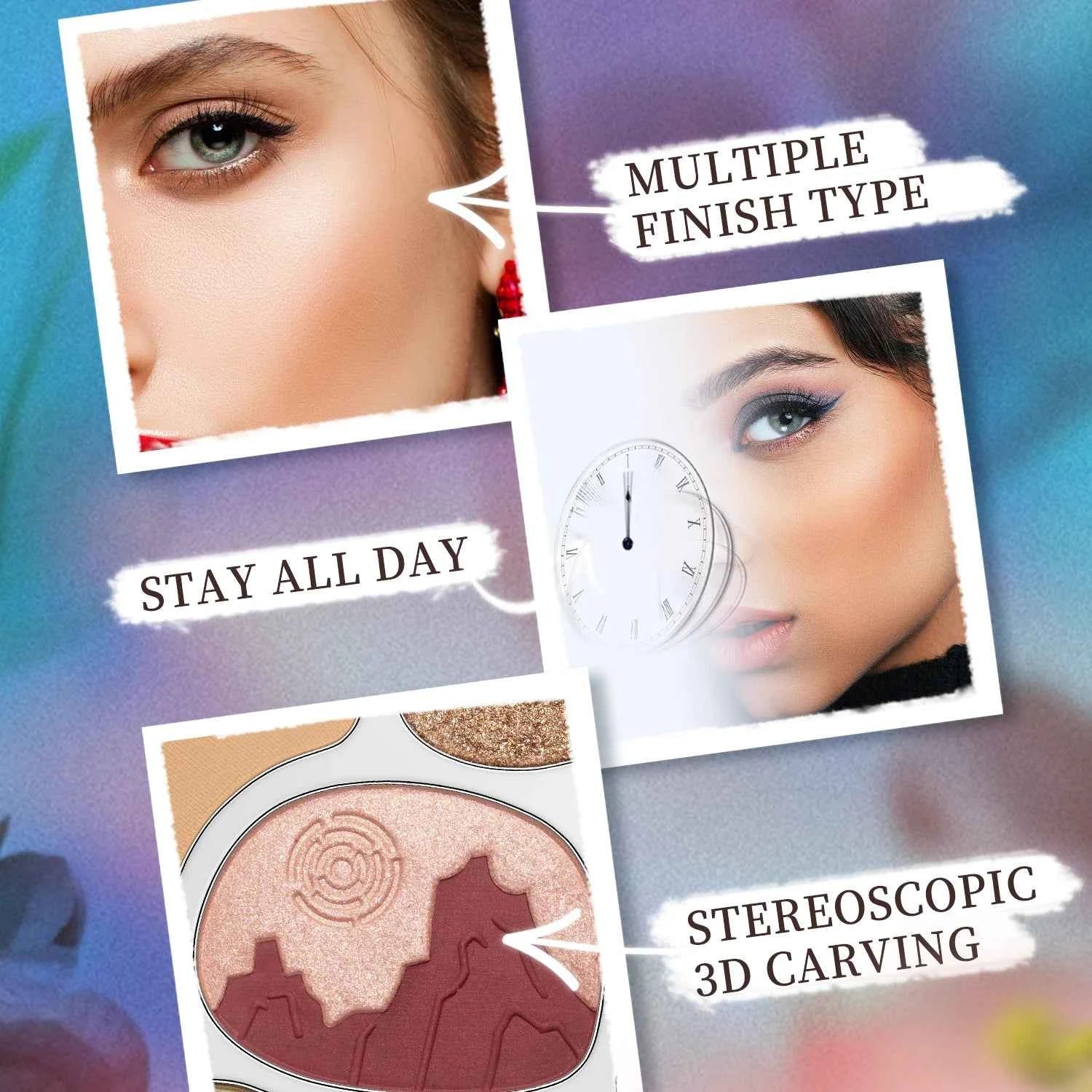 Full Face Master Palette – High Pigmented Matte, Shimmer & Glitter Essentials