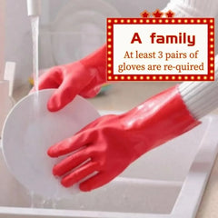 16 Inch PVC Cleaning Gloves Oil & Chemical Resistant by Snagg A Gloves