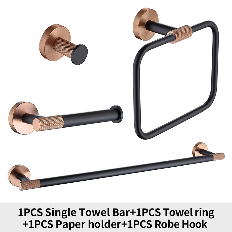 Stainless Steel Bathroom Hardware Set by Snagg A Rack