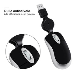 Mini Wired USB Mouse Compact 3 Button Design by Snagg A Gaming Mouse
