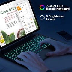 Magic Keyboard For Samsung Galaxy Tab S7 Plus S8 S9 + FE 11 12.4 inch by Snagg A Wireless Keyboard