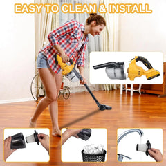 5 in 1 Handheld Electric Vacuum - High Power Portable Multi Surface Cleaner