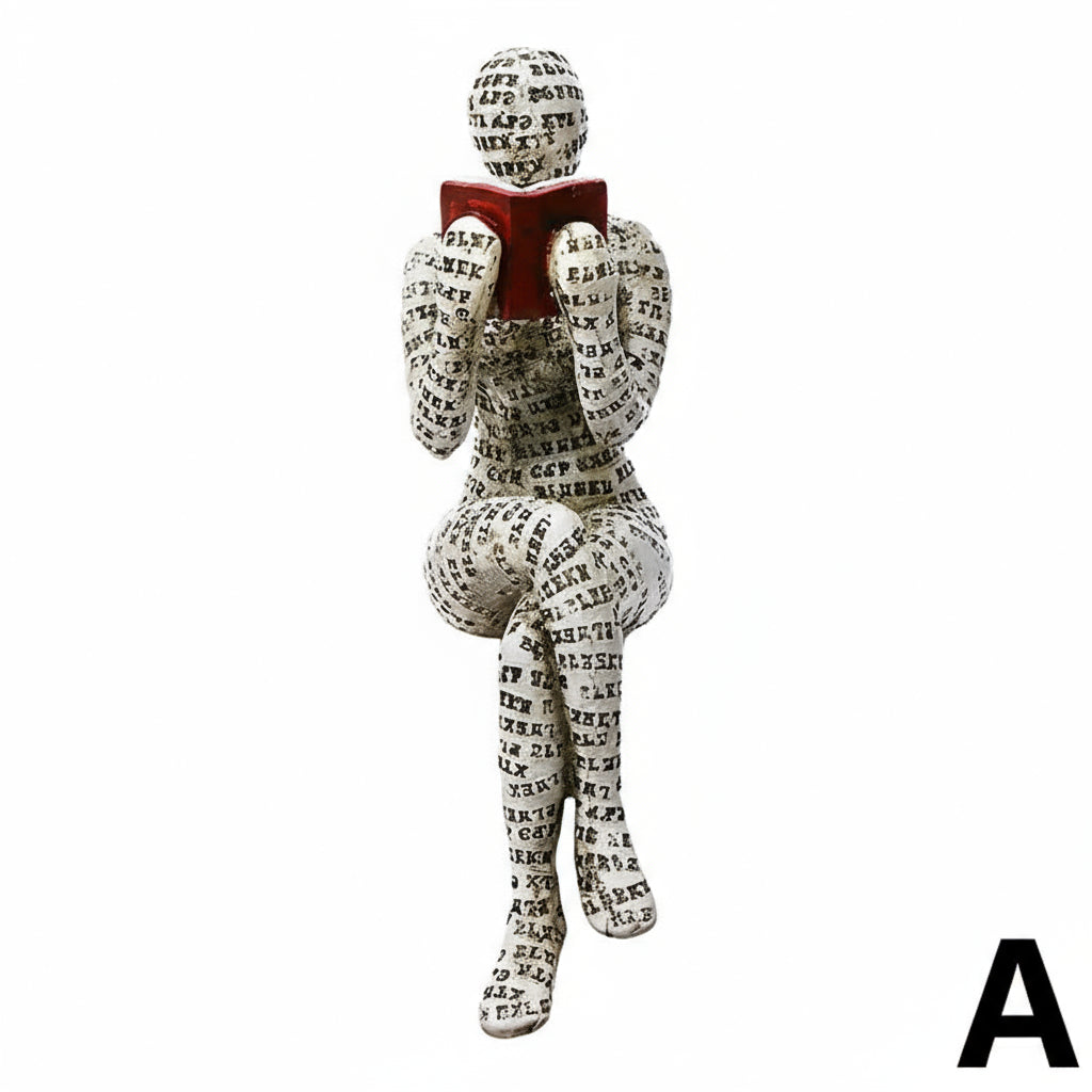 Abstract Reading Woman Sculpture by Snagg A Sculpture
