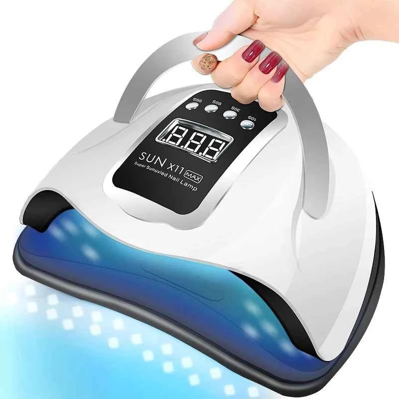 Professional 18 Color Gel & 9 Color Poly Extension Mega Kit – 132W High-Power UV/LED Curing System