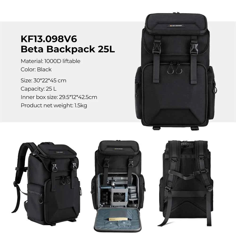 25L Camera & Laptop Backpack – DSLR, Mirrorless & 15.6" Laptop