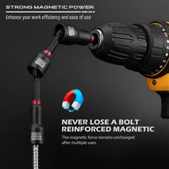 80 Pcs Magnetic Impact Nut Driver Set – Metric & SAE with Socket Adapters and Power Bits