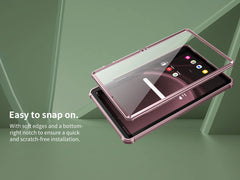 Heavy Shockproof Full Body Protective Cover WithBuilt in Screen Protector For Samsung Galaxy Tab S9 FE by Snagg A Tab Case