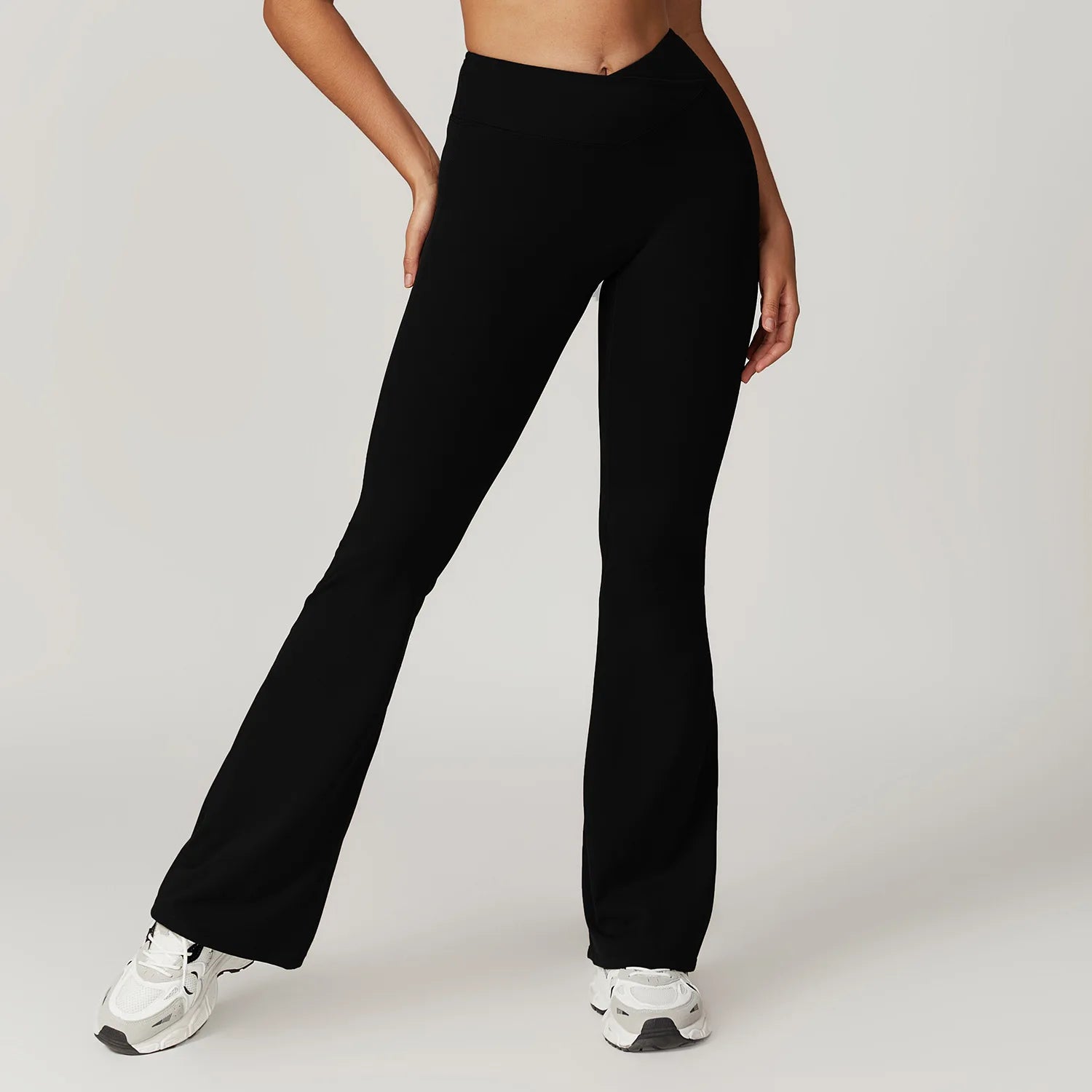 Women's Flared Yoga Pants | High Waist Bell-Bottom Lifting Dance Tights Gym Breathable Leggings