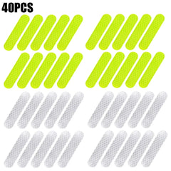 10-80PCS Helmet Safety Warning Reflective Stickers Strip by Snagg A Reflective Stickers