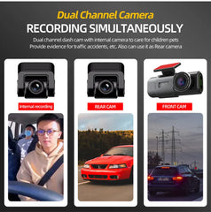 4K UHD Dual Dash Cam | Sony IMX415 Night Vision & Smart Connectivity