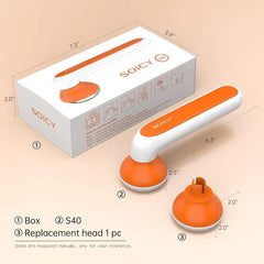 Dual Head Metal Ice Roller – Cooling Facial & Body Massage