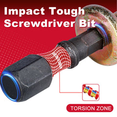 1" Multi Hex Head Metric Insert Bit Set – Magnetic S2 Steel Hex Screwdriver Bits with Base & 3" Bit Holder