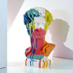 David Head Resin Sculpture by Snagg A Sculpture