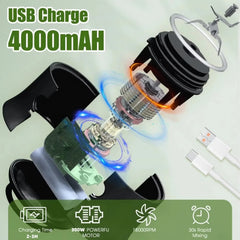 Portable High Power Juicer 4000mAh Battery For Home Use by Snagg A Blender