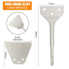SDS Plus Heavy Duty Floor Scraper | Replaceable Scaling Chisel for Tile, Adhesive & Concrete Removal