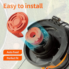 Replacement Grass Trimmer Line Spool – Compatible with Worx WA0010
10ft (3m)