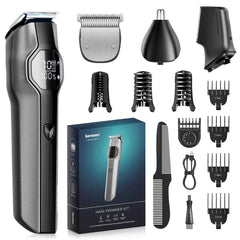 Professional 4 in 1 Complete Grooming System – High-Torque Cordless Clipper with 210 Minute Runtime