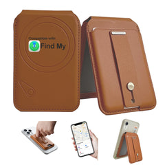 MagSafe Compatible Magnetic Wallet with Stand & Find My Tracking by Snagg A MagSafe Wallet