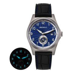 BERNY Titanium Automatic Watch – Full Titanium Strap | Seagull ST1731 | 10ATM Waterproof - SnaggIt