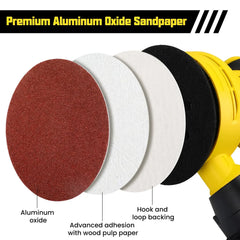 Hook & Loop Sanding Discs 2"–7" | 10/20/50pcs Random Orbital Sander Sandpaper 40–2000 Grit
