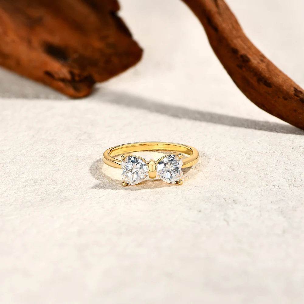 Bowknot Moissanite Ring - SnaggIt
