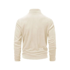 Men’s Stand-Up Collar Half-Zip Pullover | Trendy Autumn/Winter Versatile Top