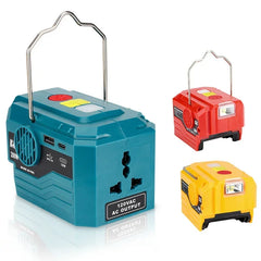 120V Portable Power Inverter & LED Floodlight | Multi Platform Mobile Power Station