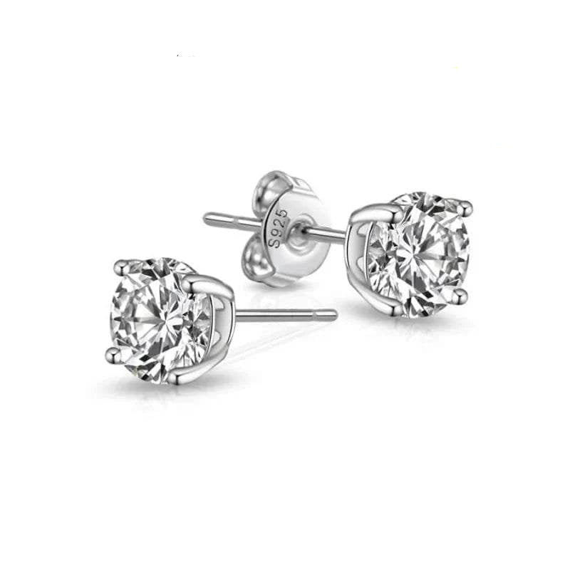 1 Carat Moissanite Stud Earrings - SnaggIt