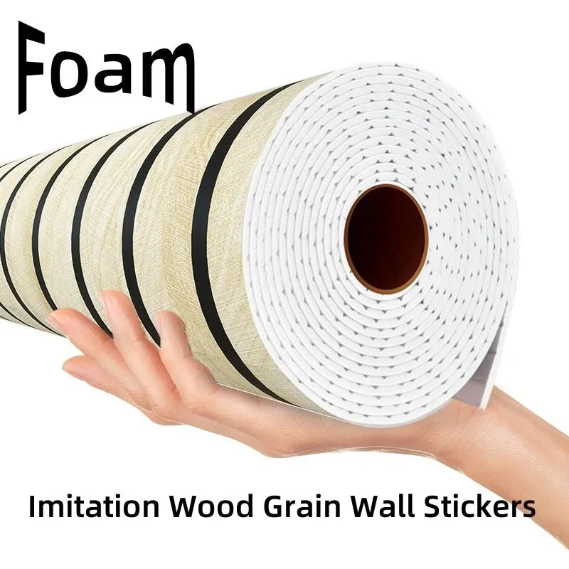 Thick Wood Grain Self-Adhesive Wall Sticker by Snagg A Wall Sticker