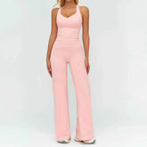 Women's 2-Piece Fitness Suit | Sports Bra & High Waist Leggings Yoga Gym Tracksuit Activewear
