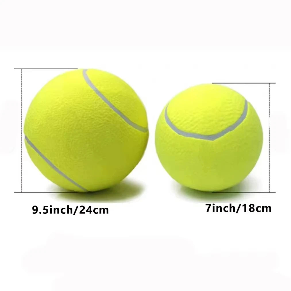 Giant Inflatable Tennis Ball for Dogs by Snagg A Toy