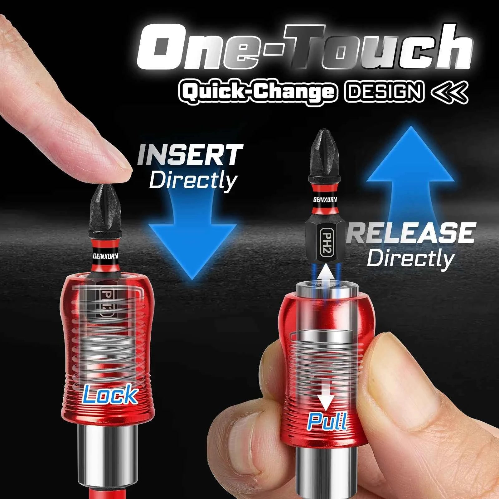 Mini Ratchet Screwdriver Set 16pcs | S2 Alloy Impact Magnetic Bit Holder 1/4" Wrench Push-Pull Case