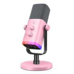 USB/XLR Dynamic Microphone – RGB Studio Mic with Mute Control & Headphone Jack by Snagg A Microphone