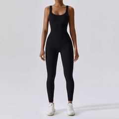 Women's Seamless One-Piece Yoga Suit | Push-Up Belly Tightening Dance Fitness Workout Bodysuit