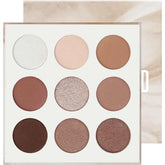 Elite 9 Color Neutral Gemstone Shadow Palette – High Pigment Earth Tones for Professional Day to Night Artistry