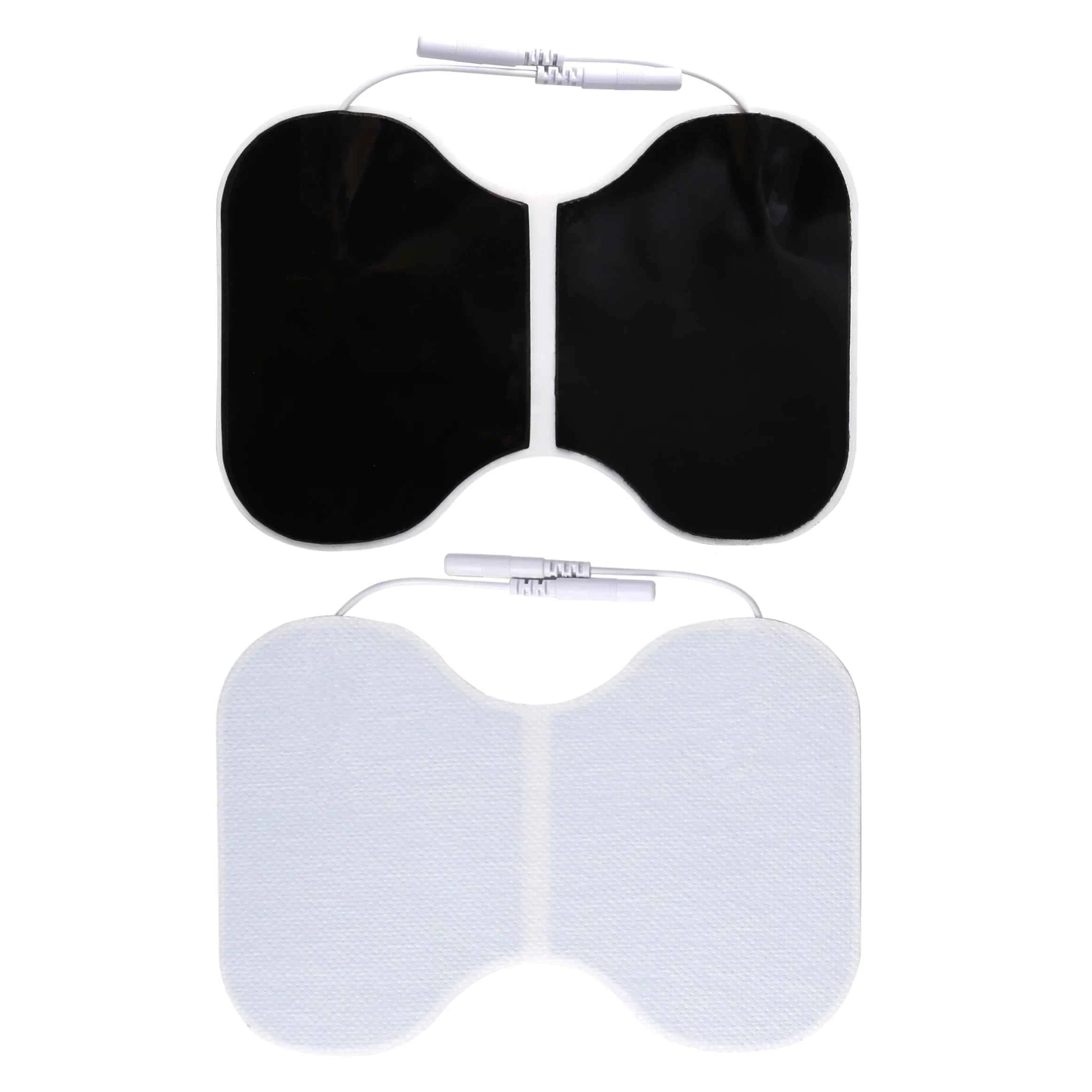 Replacement TENS Electrode Pads – Large Coverage Muscle Stimulator Stickers (2.0mm Plug)
