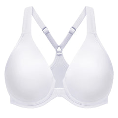 Front Closure Plunge Bra | Seamless Underwire Racerback Full Coverage