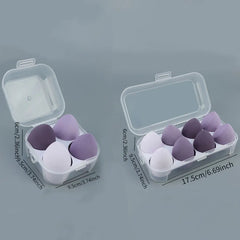 Professional Beauty Egg Series – 4/8 Pieces High Elasticity Cosmetic Puff Set