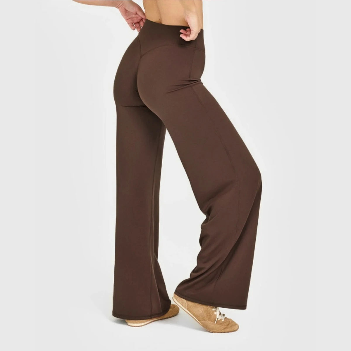 Women's Flared Wide-Leg Yoga Leggings | Seamless Breathable Fitness Versatile Casual Pants